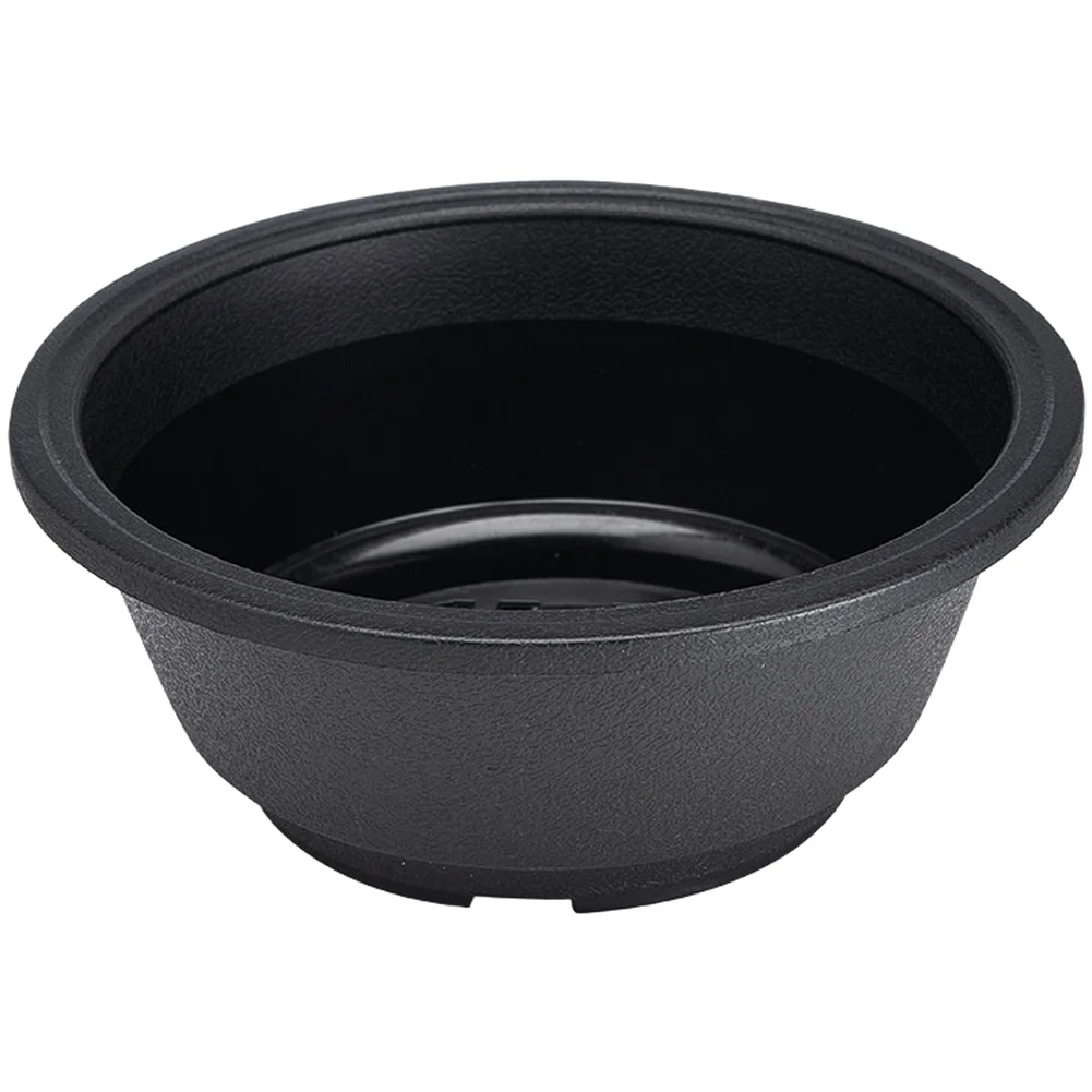 Stackable Flower Containers Drainage Flower Pot Plastic Flower Pots Stackable Sizes Perforated Bottom Proper Drainage