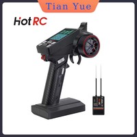HotRC CT-8A 2.4Ghz 8CH FHSS Transmitter Remote Control Radio System CT8A with F-08A PWM Receiver For RC Cars Ships Tanks Model