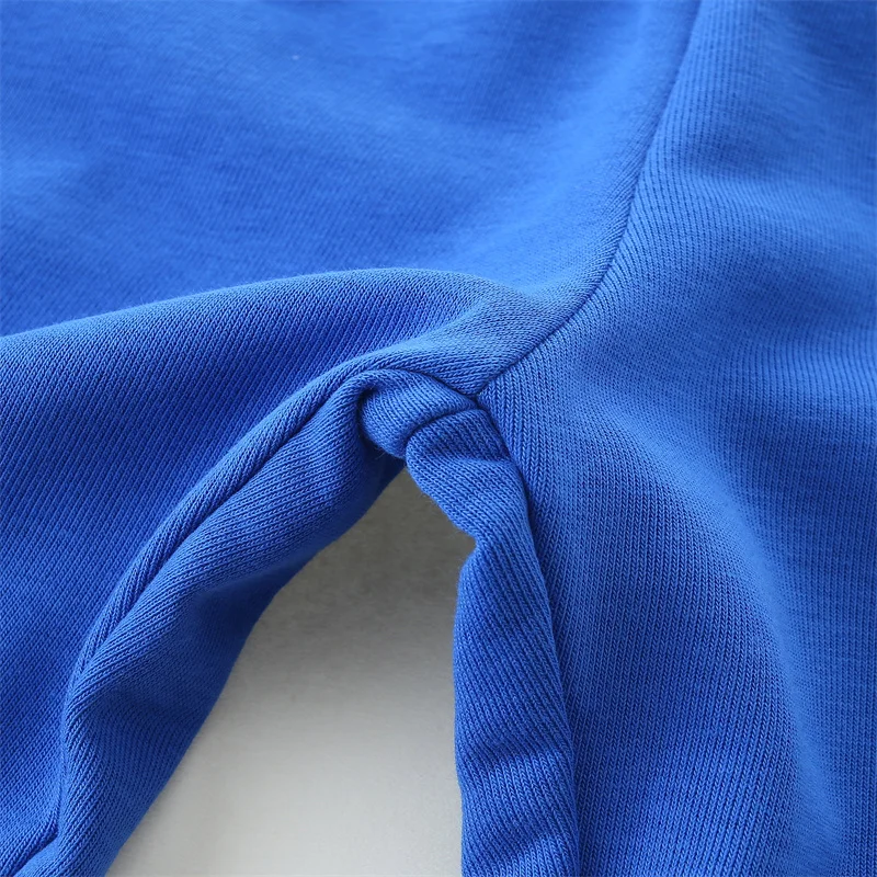 Jumping Meters  2-7T Blue Solid Children\'s Boys Girls Sweatpants Fashion Sport Trousers Hot Selling  Autumn Spring Full Pants