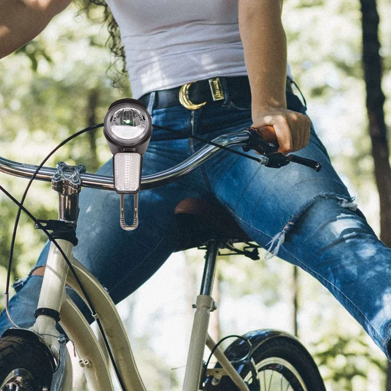 E-BIKE lampu depan LED 6V 12V 24V 36V 48V 60V ไฟหน้าจักรยานกันน้ำขั้วต่อกันน้ำ