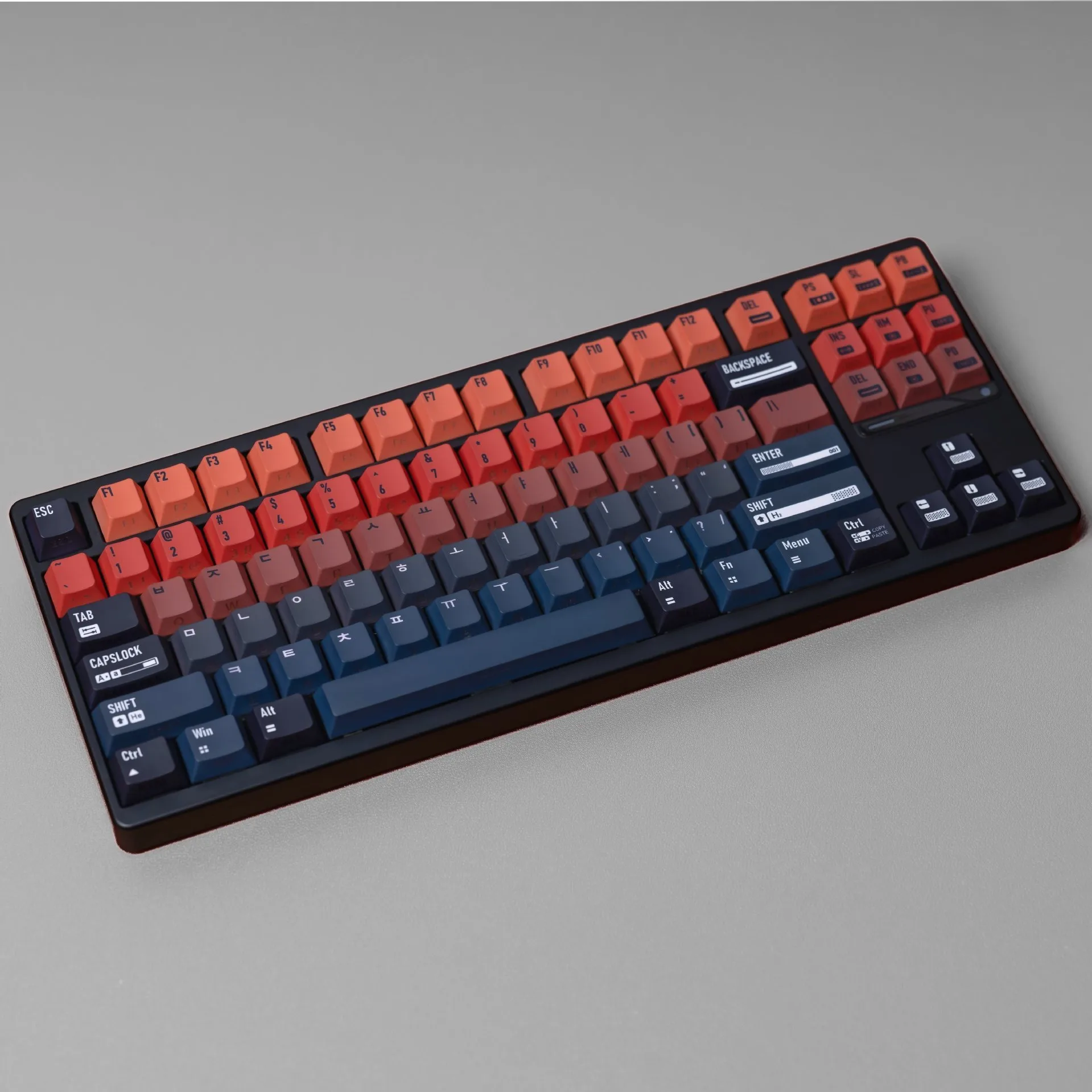 Cherry Profile PBT Side Printed Mechanical Keyboard Keycaps Korean Spanish French German Russian Japanese Keycap Key Caps ISO