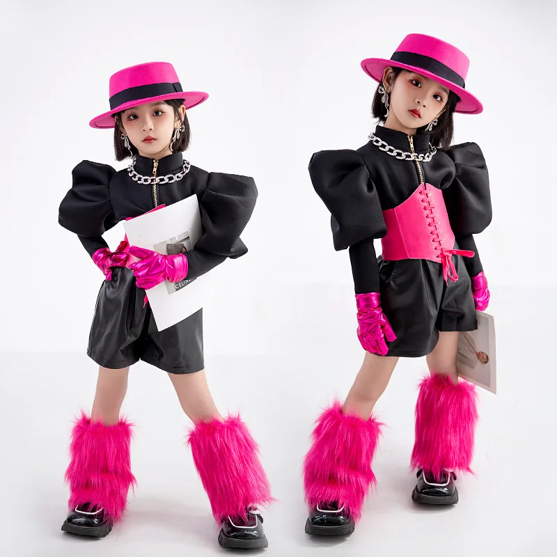 

Girls Black Rose Red Starlight Amusement Park Model Catwalk Children Car Model Dopamine Candy Bright Personality Performance Cos