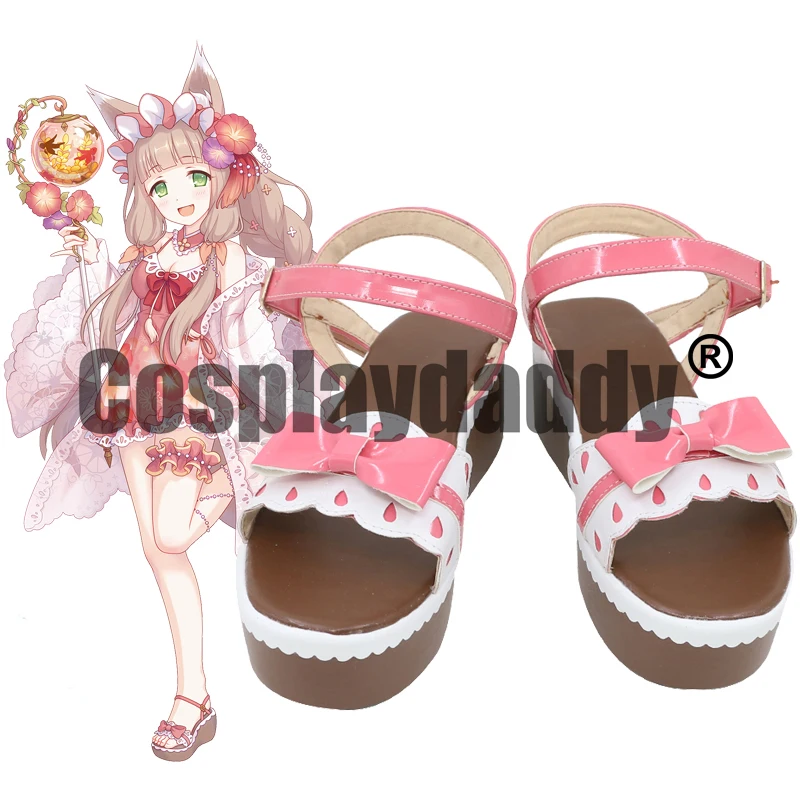 

Princess Connect Re:Dive Caon Maho Himemiya Summer Ver. Cosplay Lolita Sandals Shoes C006