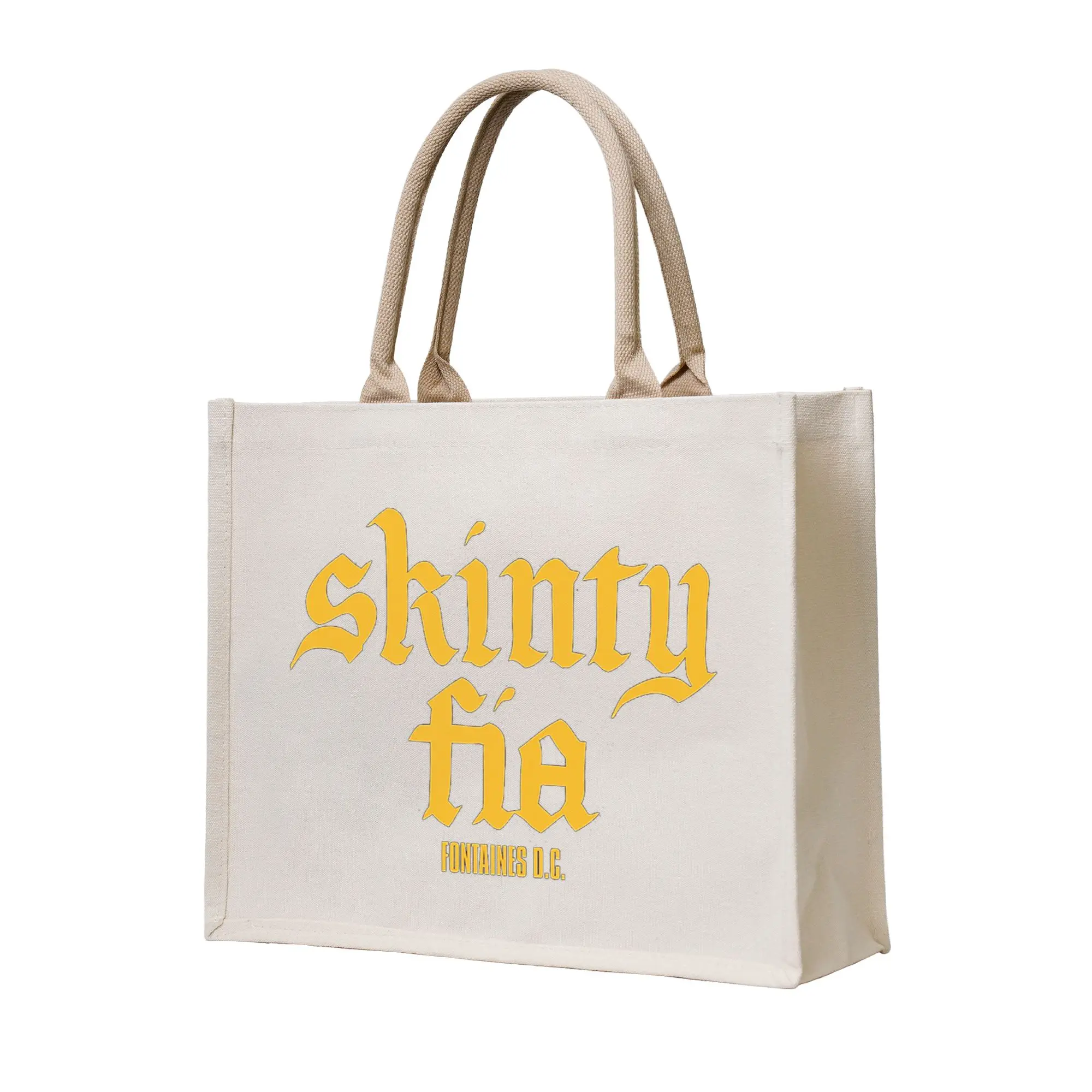 

Сумка-шоппер Fontaines DC Merch Skinty Fia, холщовая складная сумка-тоут для женщин, дорожная сумка через плечо