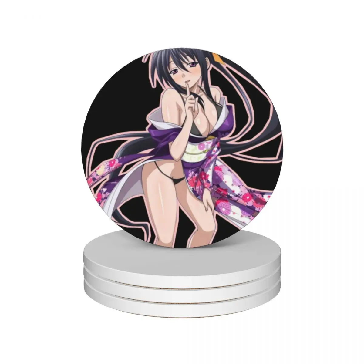 

High school DXD Ceramic Coasters (Set of 4) teapot mat christmas tea cute Coasters