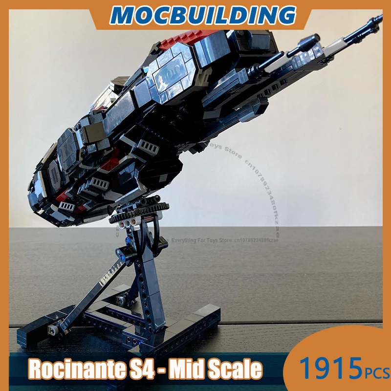 Rocinante S4 - กลางรุ่น MOC Building Blocks พื้นที่ DIY ประกอบอิฐคอลเลกชันจอแสดงผล Creative Xmas ของเล่นของขวัญ 1915PCS