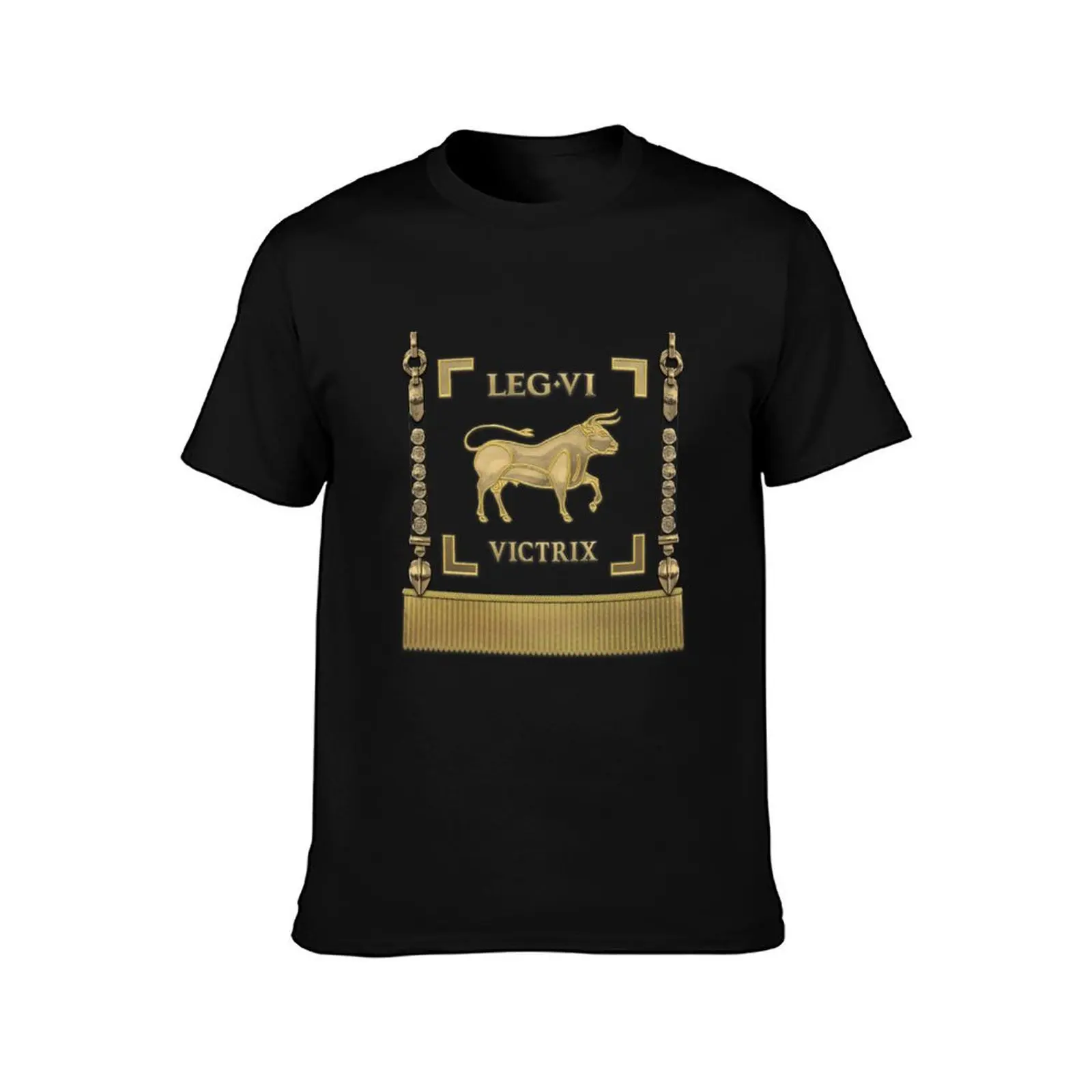 Standard of the Victorious Sixth Legion - Vexillum of Legio VI Victrix T-Shirt Casual Basic Street Style T-Shirt