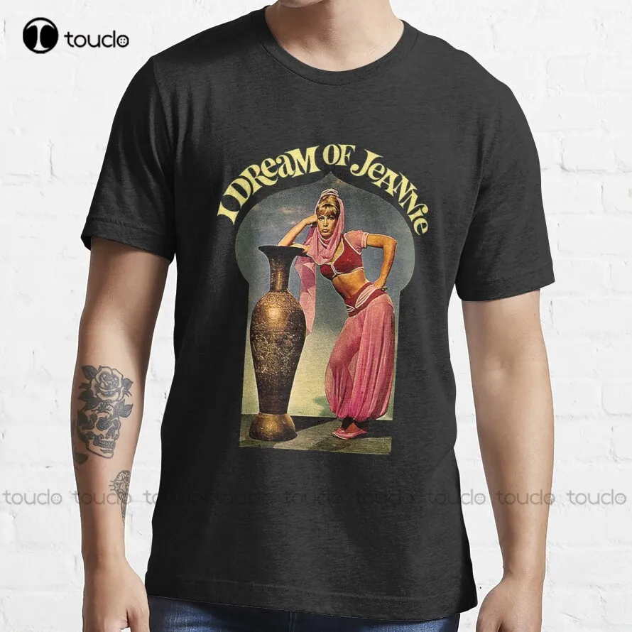 

Мужская футболка I Dream Of Jeannie, Мужская футболка с цифровой печатью для подростков, унисекс, Классическая футболка
