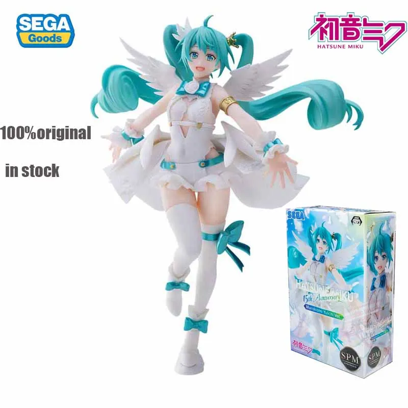 

In Stock Anime Original SEGA SPM VOCALOID Hatsune Miku Figure 15Th Anniversary 21Cm Action Figurine Model Toys for Girl Gift