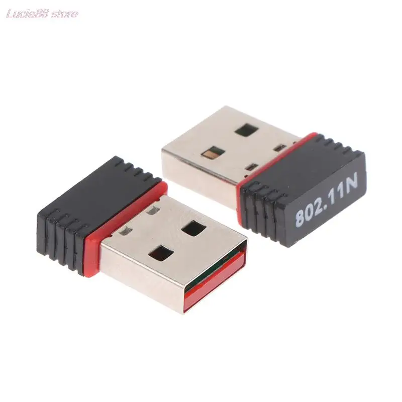 1PC Mini USB Wifi Adapter 802.11n Antenna 150Mbps USB Wireless Receiver Dongle Network Card External Wi-Fi For Desktop Laptop