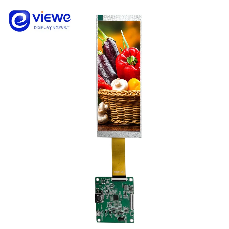 6.8 Inch TFT Display 480X1280 MIPI Interface HD-MI Bar IPS LCD for Raspberry Pi with HD-MI Driver Board