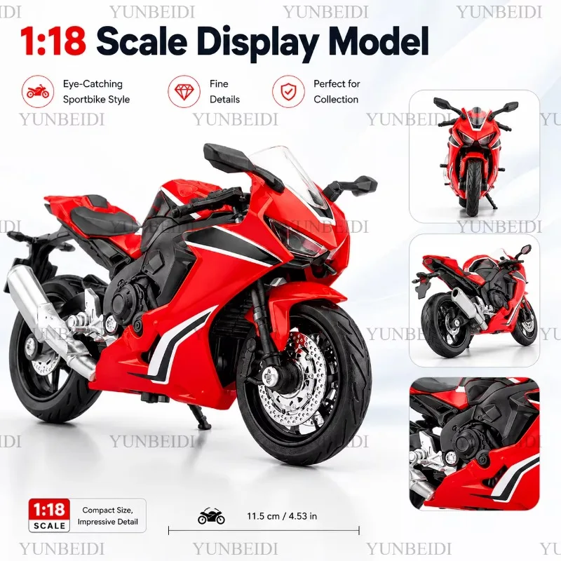 1:18 Motorcycle Model 8 Styles of Simulation Super Motorcycle Static Display Decorations Home Tabletop Ornaments Collection Gift