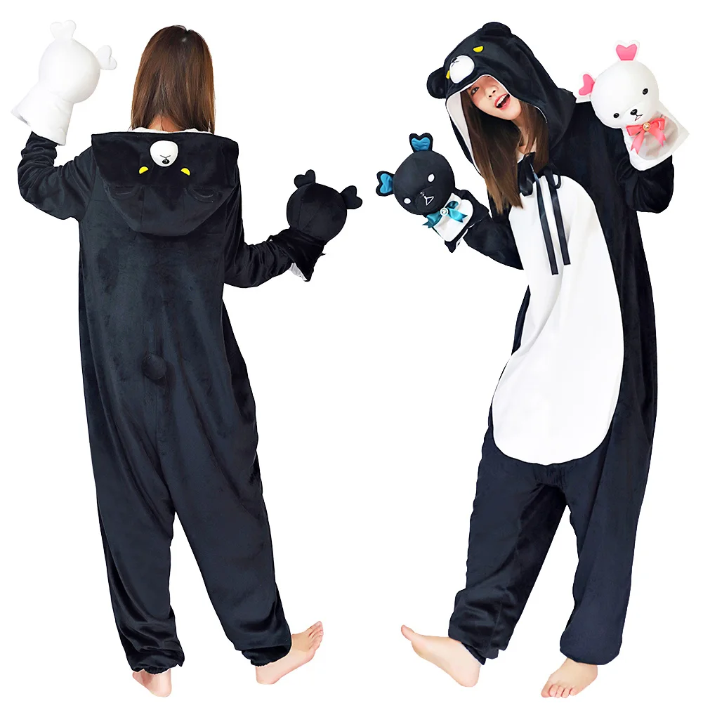 Disguise Cute Yuna Bear Cosplay Pajamas Anime Kuma Kuma Costume Sleepwear Adult Women Role Play Fancy Dress Up Party Clothes