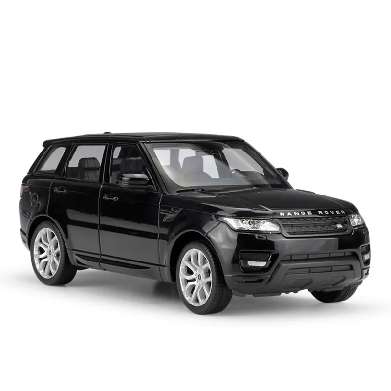 WELLY 1:24 Range Rover Sport Luxury SUV - نموذج سيارة مصبوب مصنوع من خليط معدني مرخص رسميًا، شاشة تجميع مع أجزاء مفتوحة #5