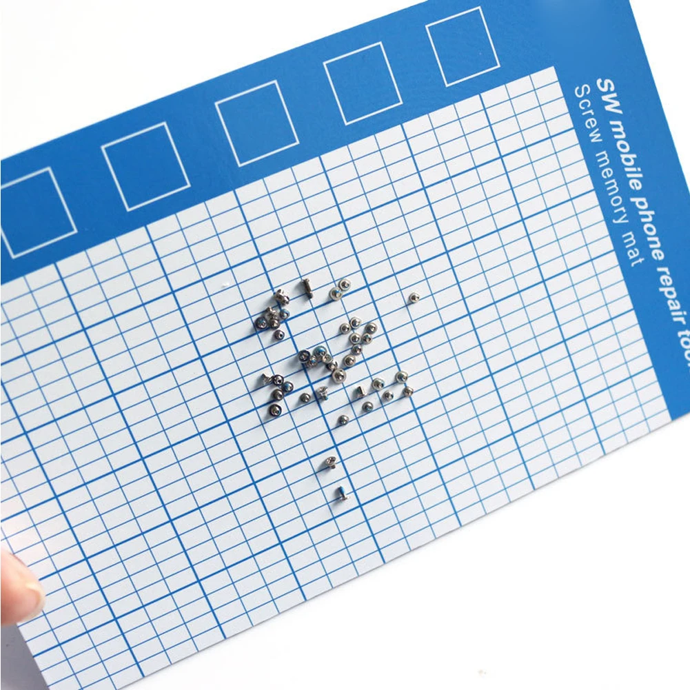 Mat Magnetic Mat Hand Tools 145 × 90mm Blue Magnetic Memory Repair Tools Working Fix Small Screws Pratical Nice