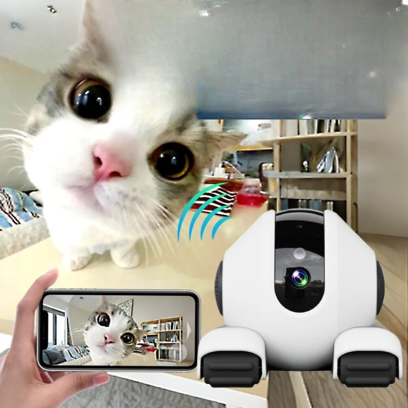 Pet monitoring remote control car mobile home camera whole house remote walking full color night vision remote control indoor