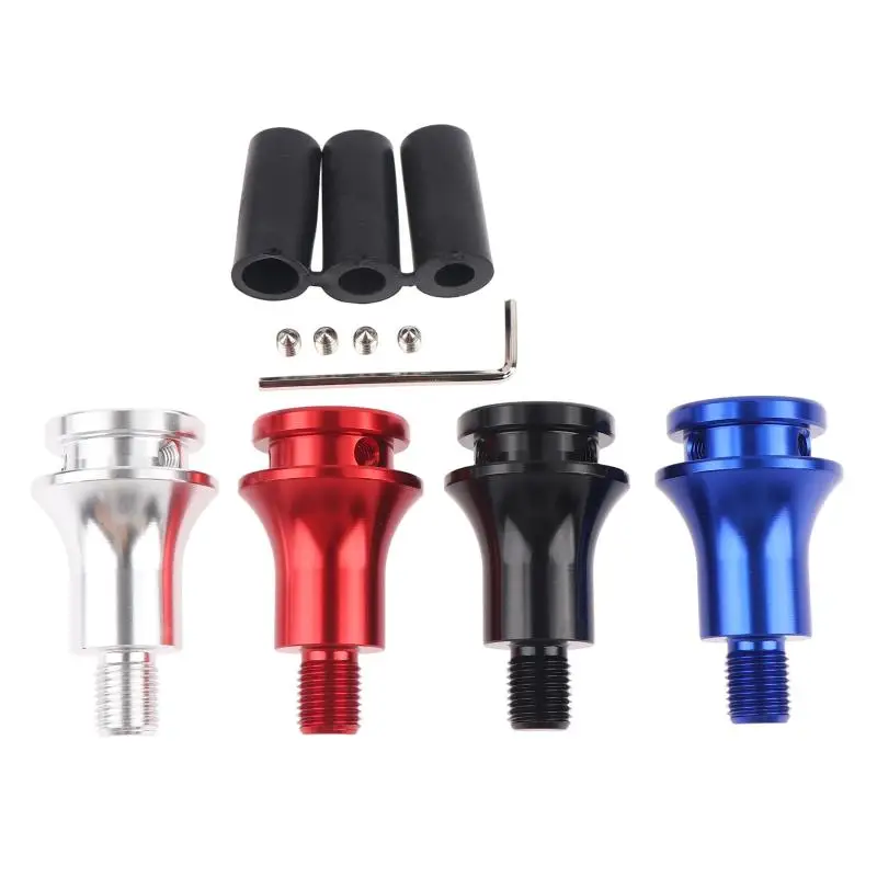 Car Manual Gear Shift Knob Adapter High Strength Metal M12x1.25 Thread for Automotive Shifter Replacement DIY Modification Use
