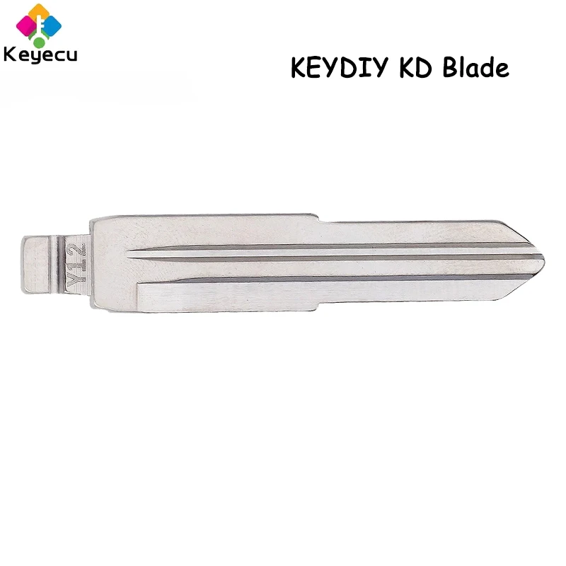 

KEYECU 10 50 100 Pieces KEYDIY Universal Remotes Key Flip Blade 12# Right , DWO5R for Chevorlet