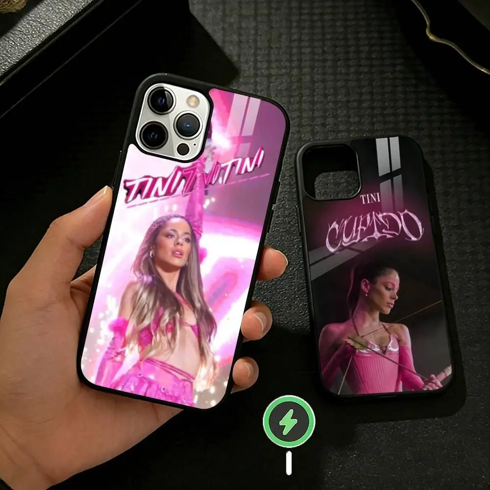 

Tini Stoessel Phone Case For iPhone 17/16/15/14/13/12/Plus/Pro/Max for Magnetic Wireless Charging