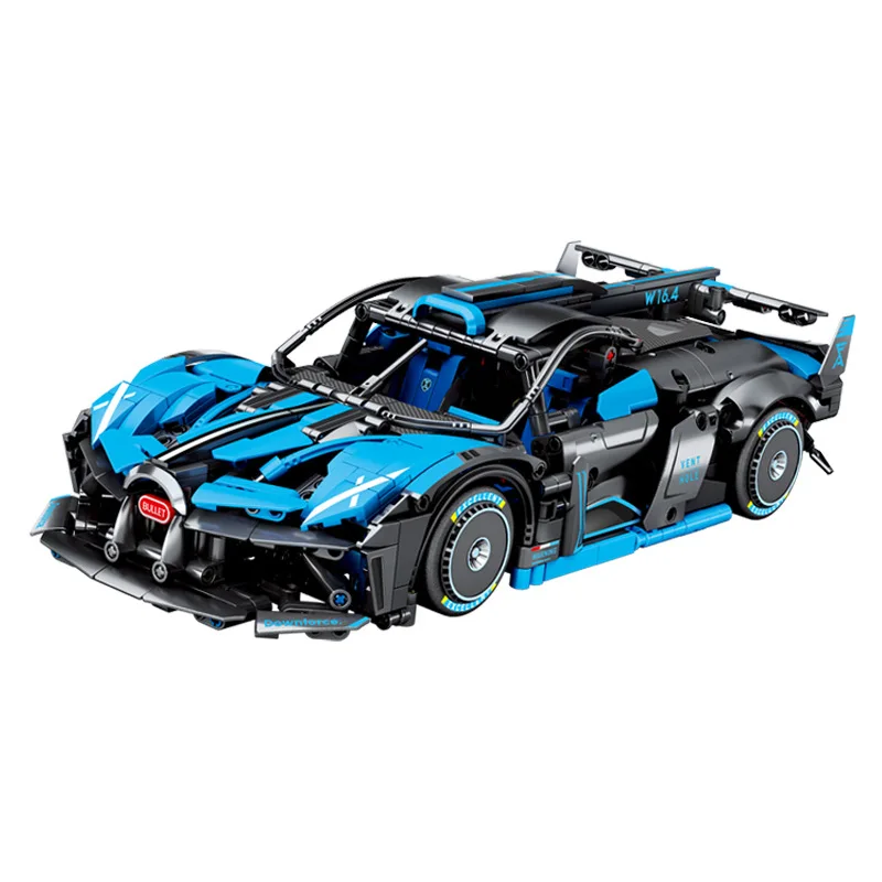 Technical APP Building Block 1:14 Scale Bolide Super Sport Car Radio 2.4ghz Remote Control Vehicle Brick Rc Toy Supercars