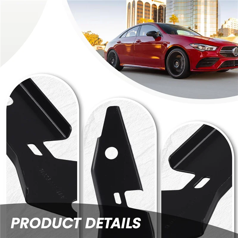 

Trending New For Mercedes Benz CLA AMG Left & Right Front Bumper Upper Mounting Rail Bracket Part Number:1188850201,1188850301