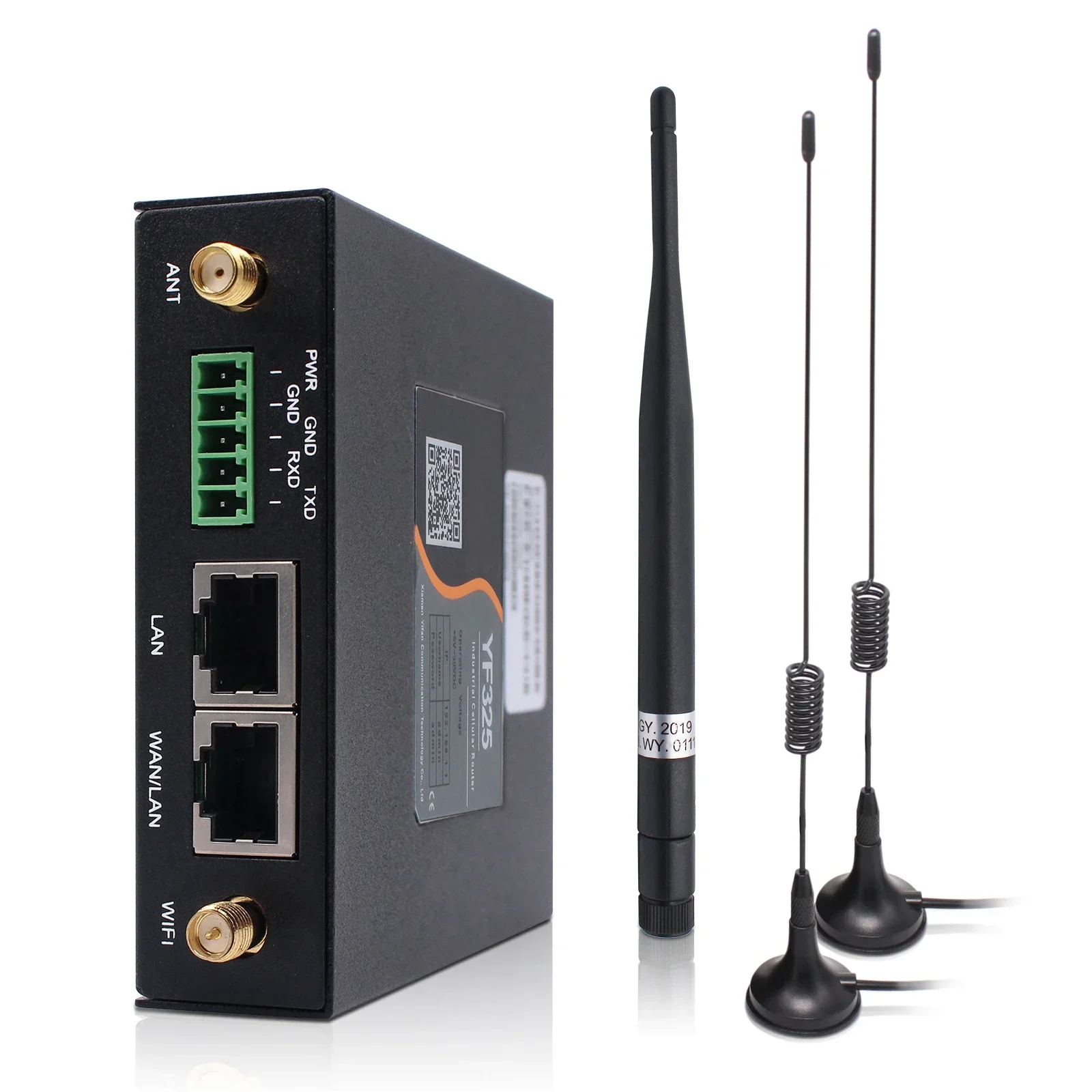 YF325 Industrial Cellular M2M Dual SIM Router TDD LTE CPE 5G 2.4G Support WAN Port SIM Card Slot Firewall Data Enterprise Use