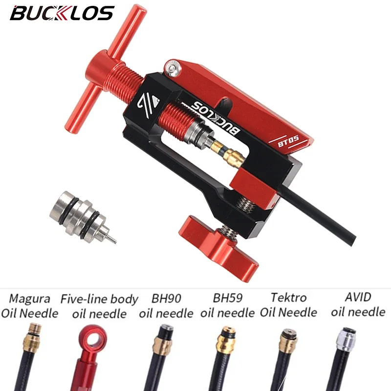 

BUCKLOS велосипедный игольчатый инструмент, резак для гидравлических шлангов, резак для шланга дискового тормоза, инструмент для велосипедной масляной игольной вставки, пресс-инструмент