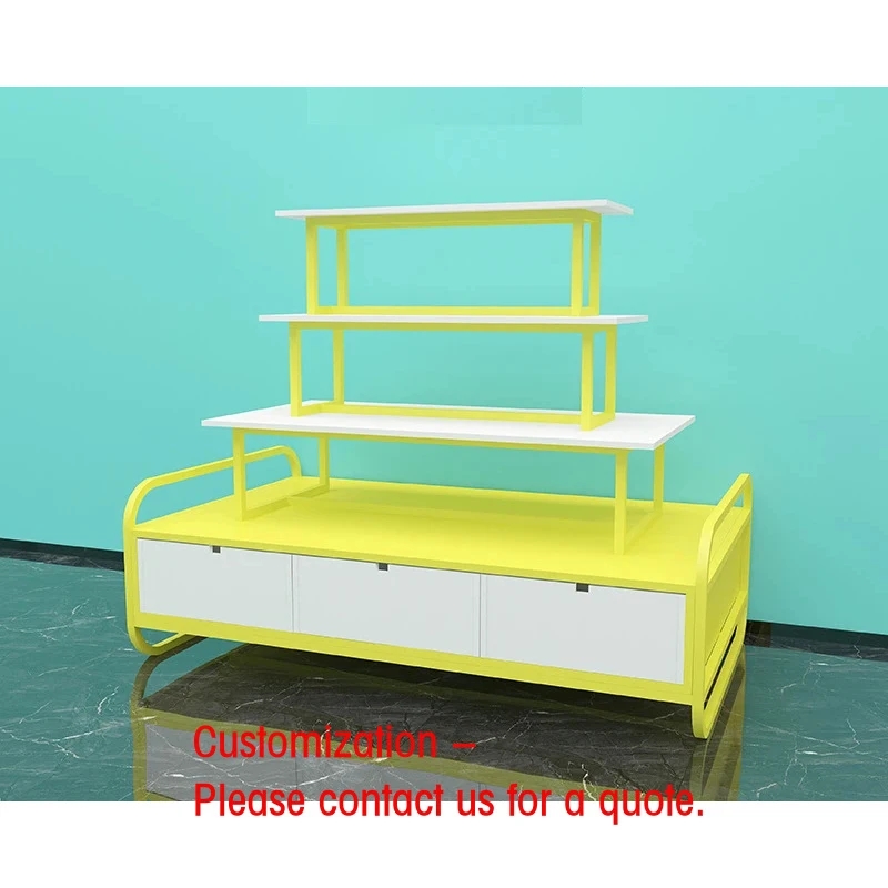 custom.Modern Style Heavy Duty Stationery Shelf Display Cabinet Toy Maternal Pet & Snack Stores
