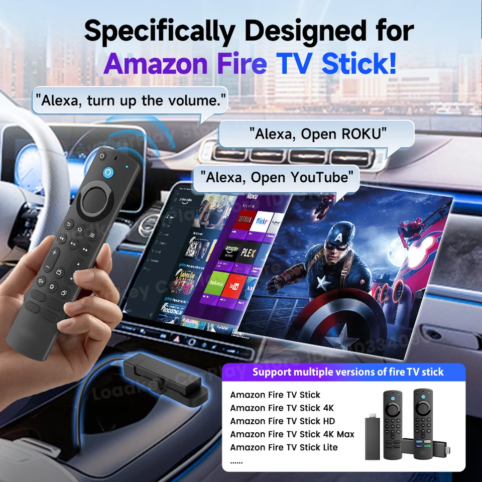 Fire TV Stick & FireDrive Link セット Amazon.com: Carlinkit FireDrive Link Pro - Stream Fire TV Stick in