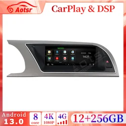 Carplay 4G 2Din Android 13 Car Radio for Audi A5 2009-2012 Multimedia Video Player GPS DSP Autoradio RDS with AirPlay Function