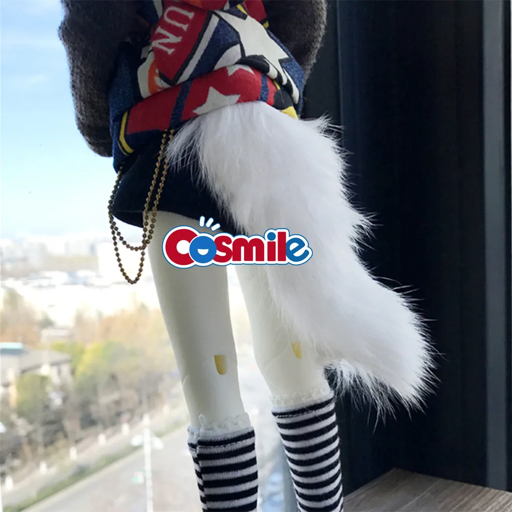 

Cosmile BJD Doll Use Cat Fox Tail 1/3 1/4 1/6 BJD SD Animal Tail Doll Accessories Cosplay Cute Gift C