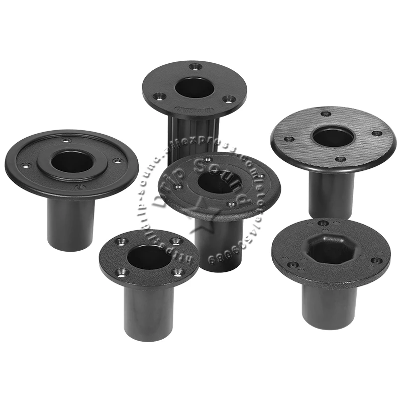 

1pcs Stage Speaker Thickened Plastic Base Bracket Supporting Bottom Audio Accessories Tripod Tray #Black