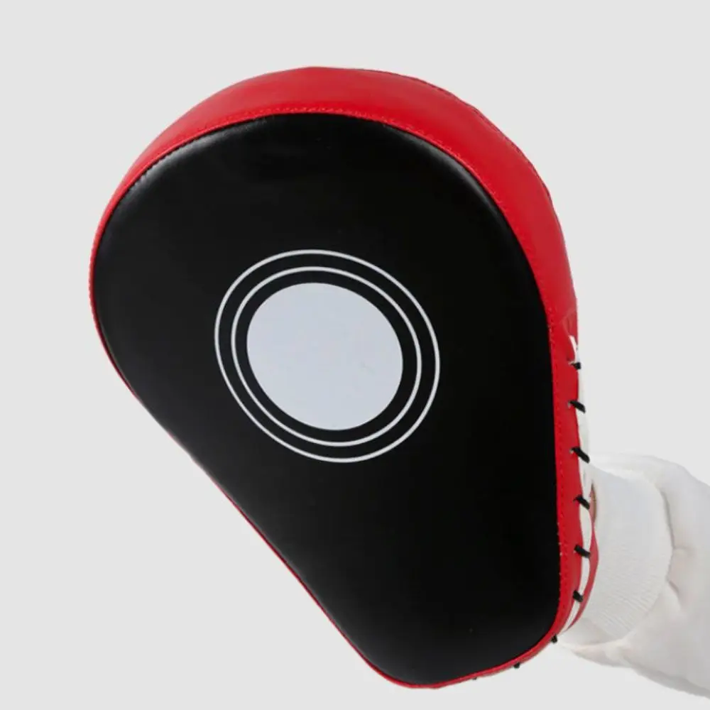 

2Pcs PU Leather Curved Boxing Hand Target Thickened Tear Resistance Karate Kick Pads Lightweight Good Rebound