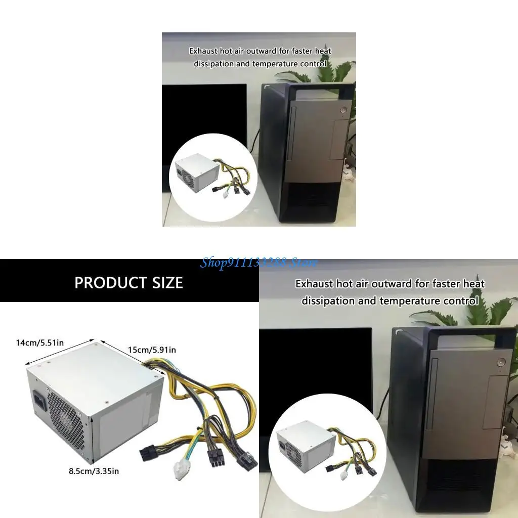 

G88D 10Pin 500W Power Supply for P310 P328 P330 HK600-11PP PA-3751-1V Powerful