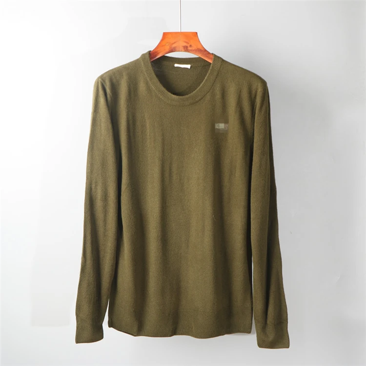 

Весенне-осенняя трикотажная кофта с длинным рукавом и круглым вырезом, эластичная, повседневная, для мужчин среднего возраста, мягкая, удобная, в стиле кэжуал-бизнес