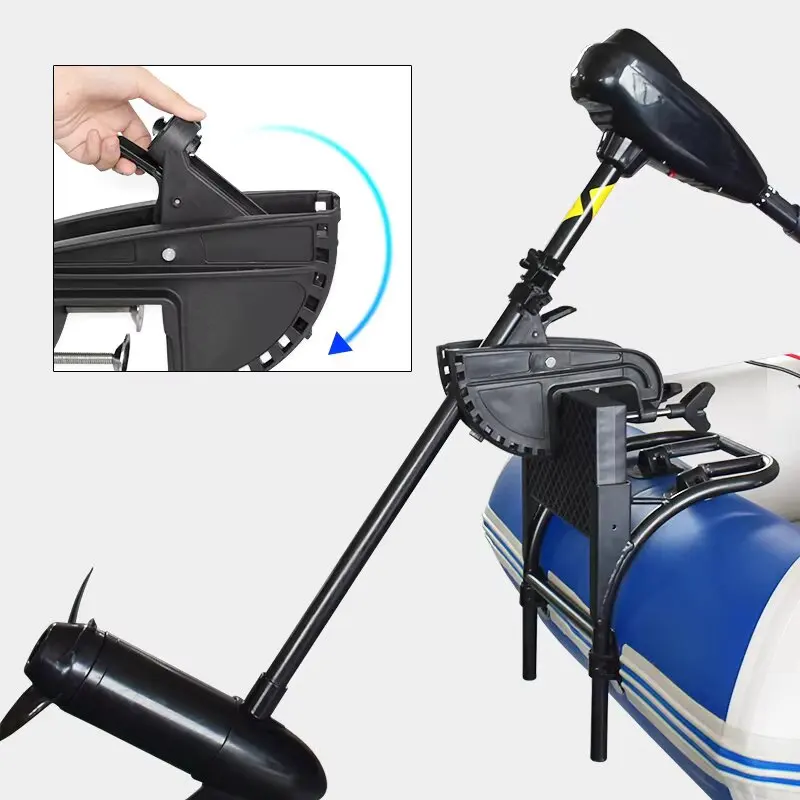 Marine Electric Propeller Inflatable Boats Canoe Motors Mount Accessories Hanging Bracket