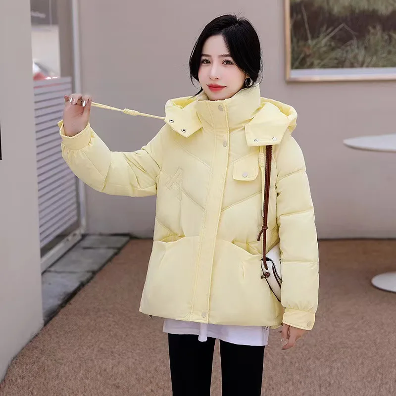 [Ready Stock] High Quality Women Winter Thick Warm Cotton Jacket Coat Women Parkas Casual Fashion Korean Edition Short Outwear