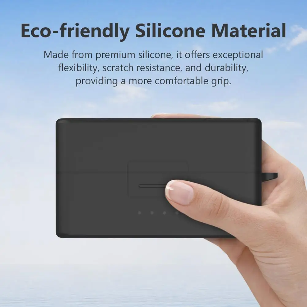 Receiver Charging Case Cover Silicone Protective Case for Dji Mic 3 Shockproof Wireless Microphone Cover Anti-scratch