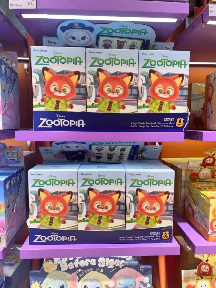 

Zootopia Judy Rabbit/Nick Fox/Sheep Mayor Фигурка Аниме Игрушка Подлинная Коллекция Моделей Слепая Коробка