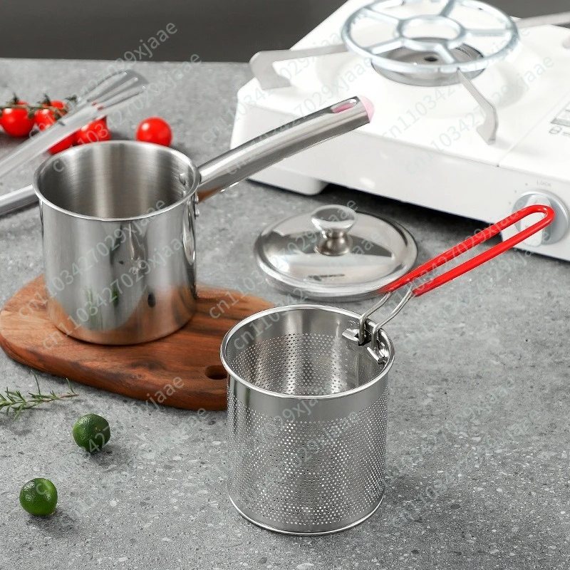Fryer Household Non-stick Fryer Mini Small Fryer Multifunctional Stainless Steel