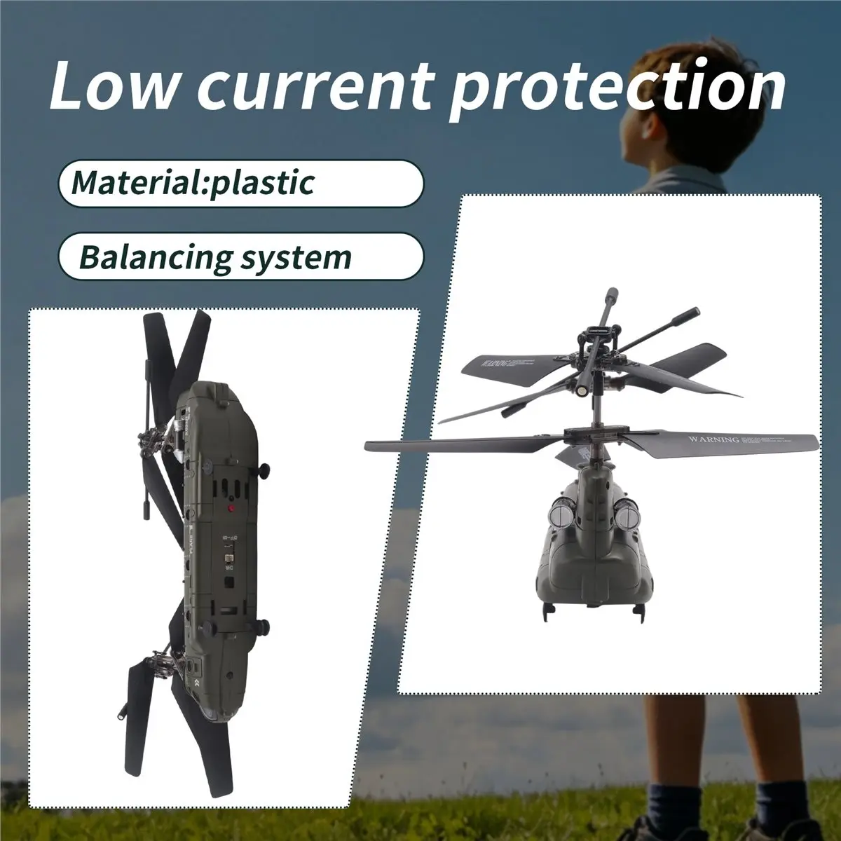 giftnew RC Helicopter S026H Double Propeller Fixed-Height Transport Aircraft Rc Airplane Remote Control Toys Gift for Kids