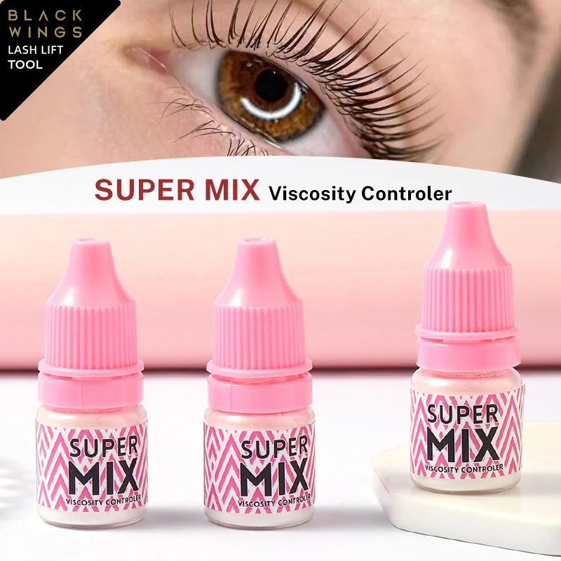 Korean SUPER MIX eyelash perm solution, blending agent, keratin eyelash curling surgery mixture, viscosity enhancing Barbie eyel