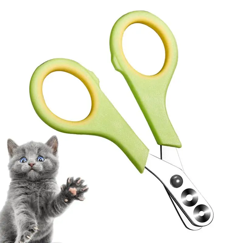 Professional Puppy Nail Clippers Trimmer Small Pet Grooming Scissor Toe Claws Trimmer With Round Holes For Dogs Hamsters