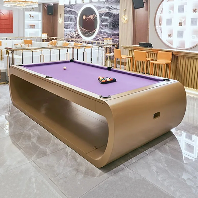 Billiards table Standard household high-end commercial table case black eight creative marble slab villa