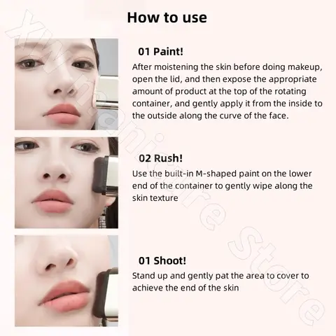 वीवी डबल-हेड लिक्विड फाउंडेशन स्टिक कंसीलर, त्वचा को हल्का और चमकदार बनाता है, लंबे समय तक टिका रहता है और कभी नहीं उतरता, 20 ग्राम 10 best sales नींव की छड़ी - №4