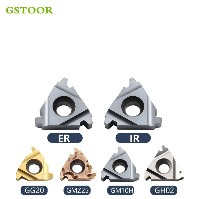 

10PCS 11IR 16ER 16IR 22ER 22IR 27ER 27IR 1.5TR 1TR 2TR 2.5TR 3TR 4TR CNC Lathe Cutter Threading Turning Tools Carbide Inserts