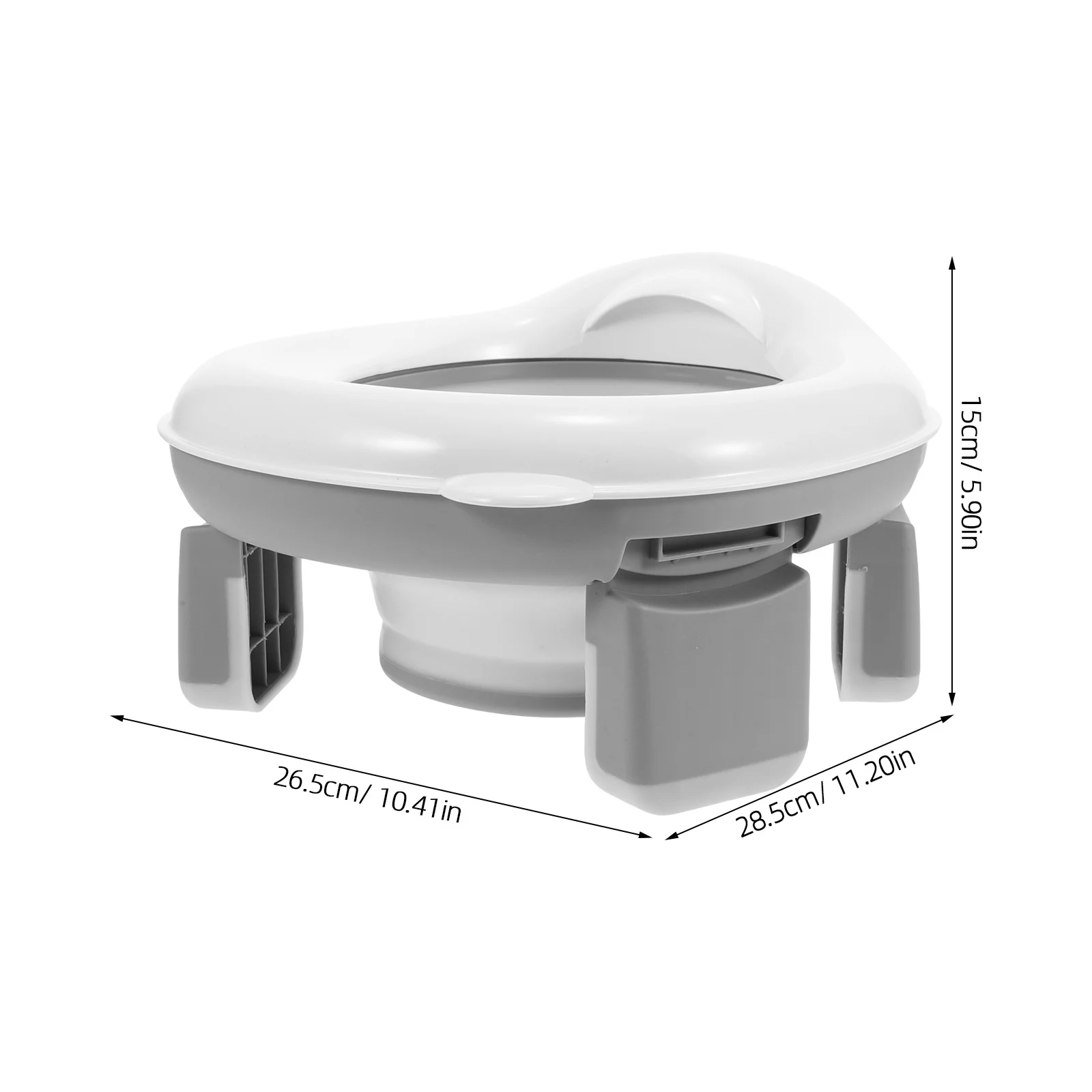 المحمولة طوي مقعد نونية الطفل السفر المرحاض المحمولة قعادة للأطفال سيارة السفر التخييم في الهواء الطلق المرحاض مقعد التدريب #6