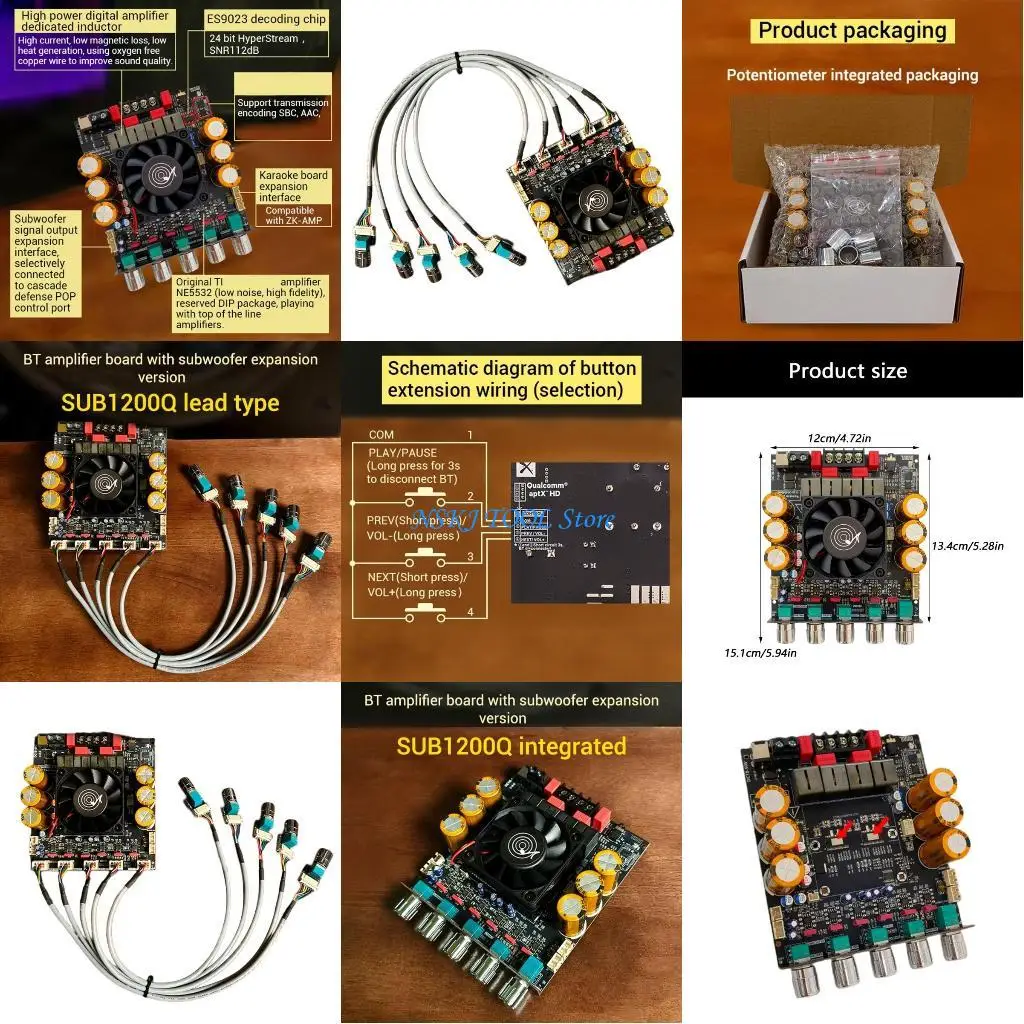 

L8RC Double NE5532 Amplifier and Copper Inductors Amplifier Board Module