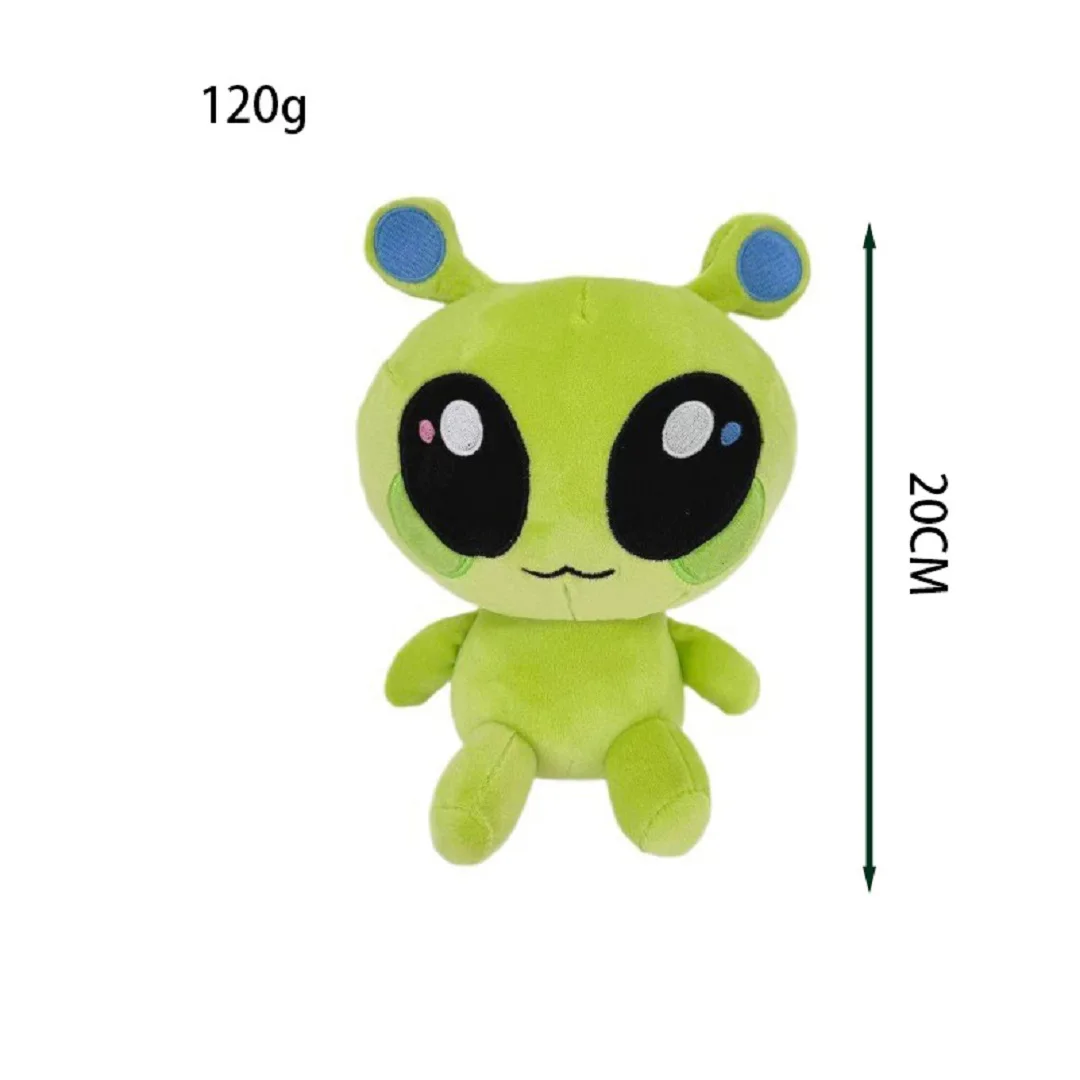 HOT NEW 20CM Dingle Plushie Green and blue tentacle alien doll