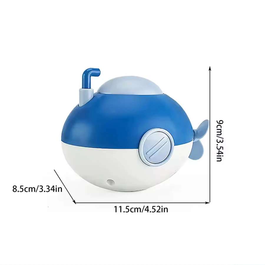 1pcs-욕조 수영 장난감, 어린이 목욕 장난감 플로팅 잠수함, 유아 소년 소녀를위한 욕조 욕실 풀 비치 장난감 세트